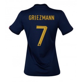 Damen Fußballbekleidung Frankreich Antoine Griezmann #7 Heimtrikot WM 2022 Kurzarm